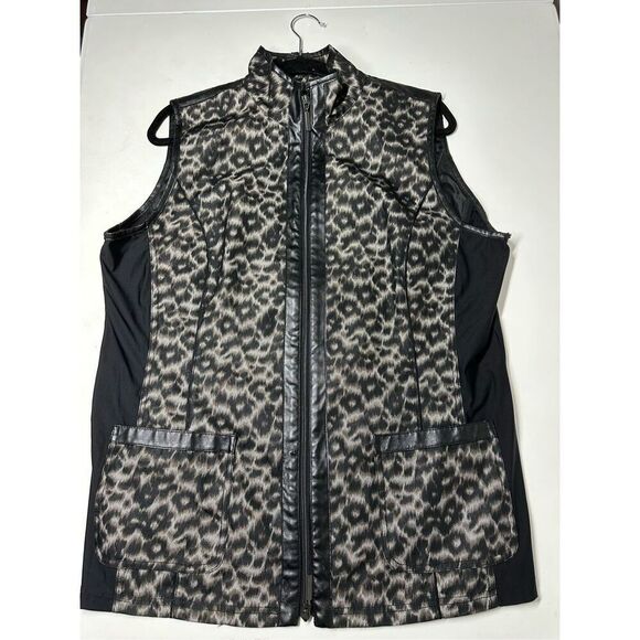 Tom Crown Women’s Bohemian Leopard Print Vest Size 14 See Description - Picture 6 of 13